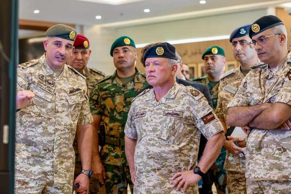 الدار - زار جلالة الملك عبدﷲ الثاني، القائد الأعلى للقوات المسلحة، الي
