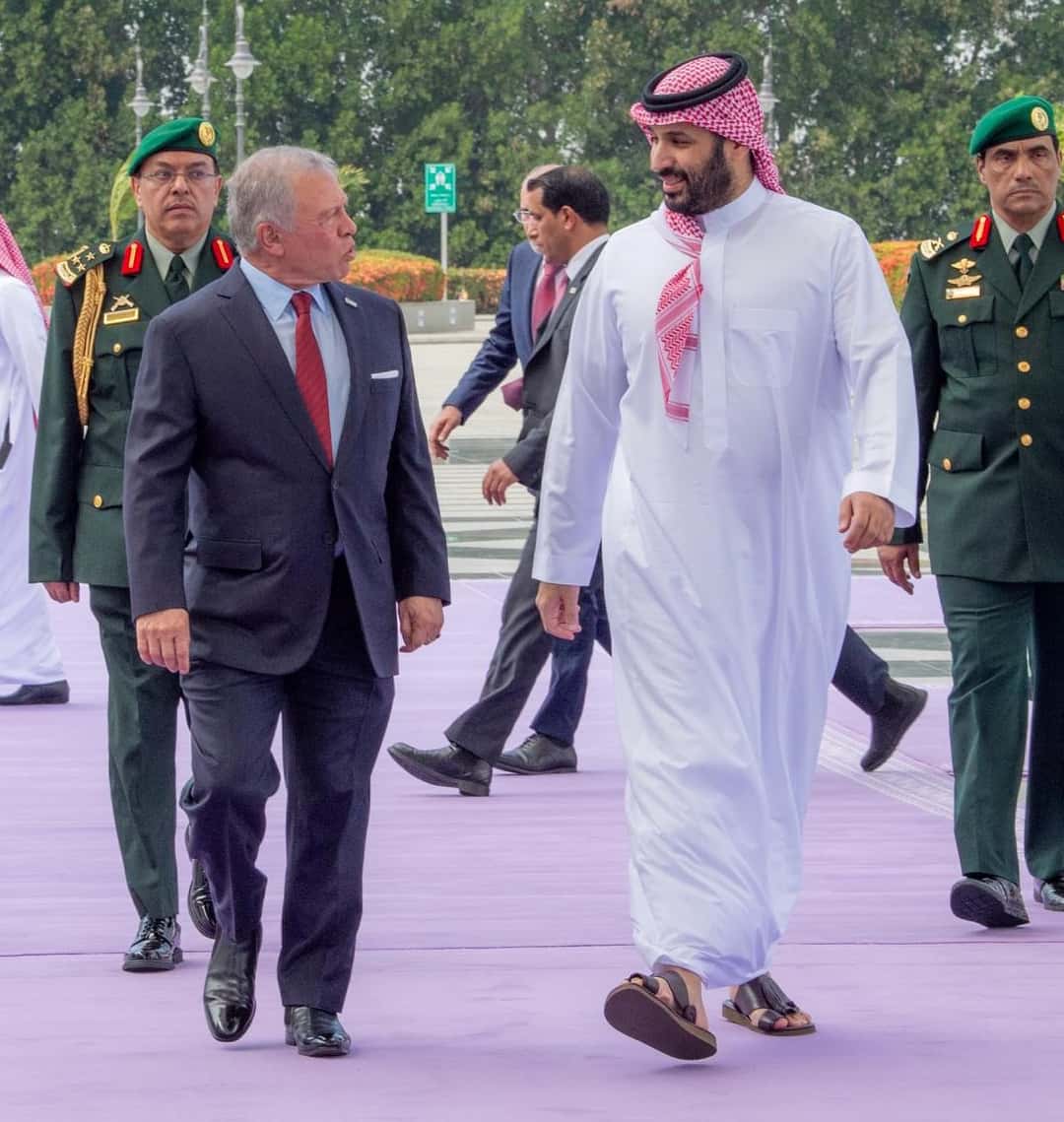 الدار -  وصل جلالة الملك عبدالله الثاني إلى المملكة العربية السعودية.