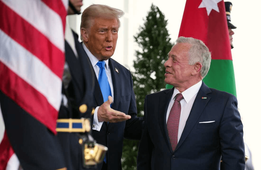 الدار - هنأ جلالة الملك عبدﷲ الثاني الرئيس الأمريكي دونالد ترمب بمناسب