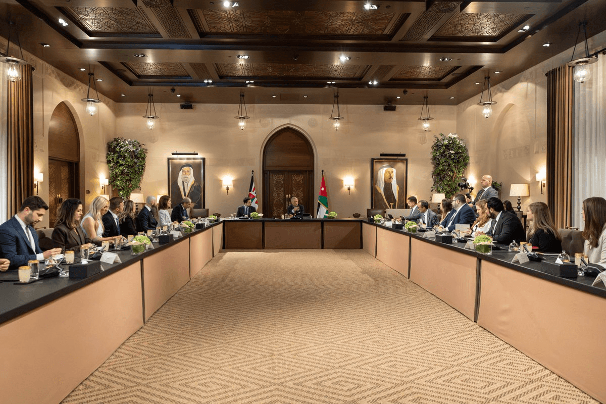 الدار - استقبل جلالة الملك عبدﷲ الثاني في قصر الحسينية، اليوم الثلاثاء