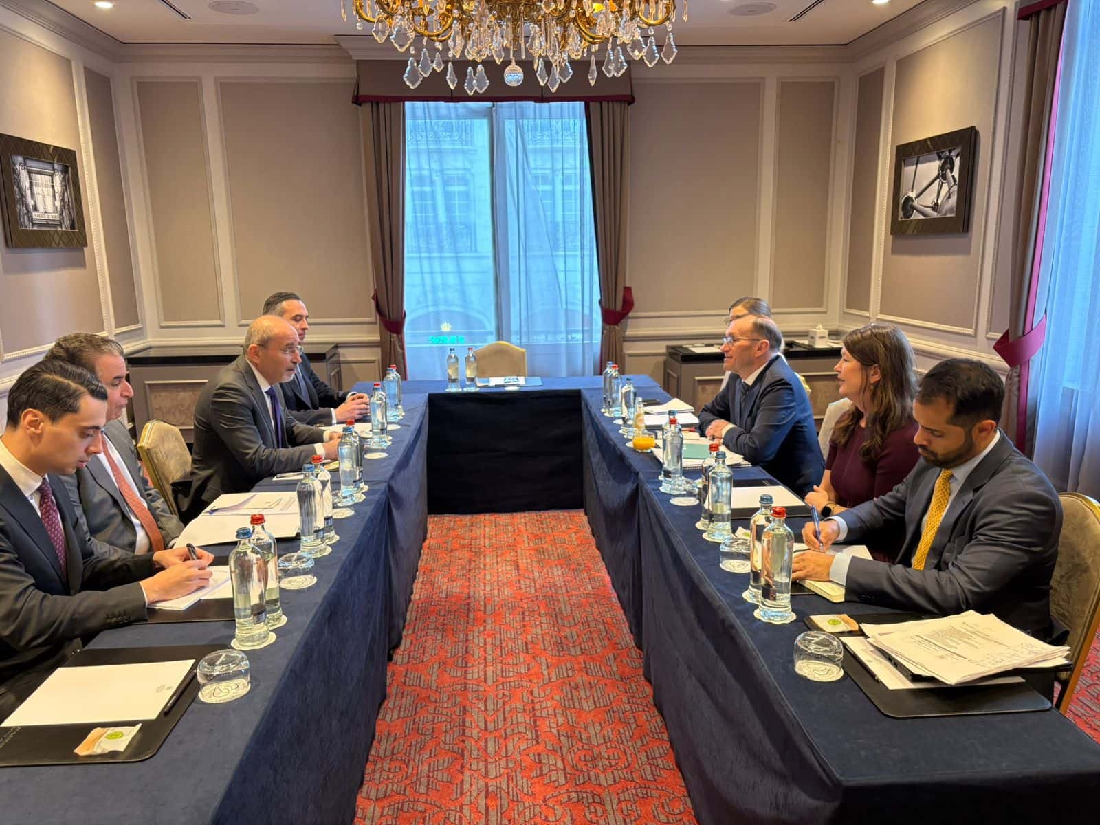 التقى نائب رئيس الوزراء ووزير الخارجية وشؤون المغتربين أيمن الصفدي الأ