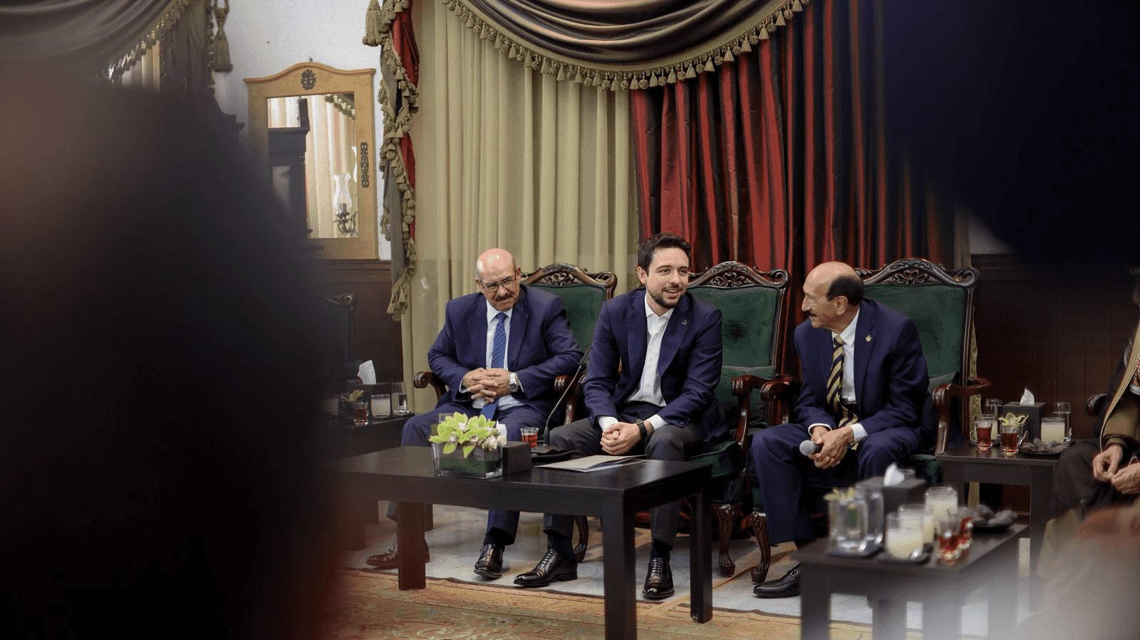 الدار - التقى سمو الأمير الحسين بن عبدالله الثاني ولي العهد، اليوم الا