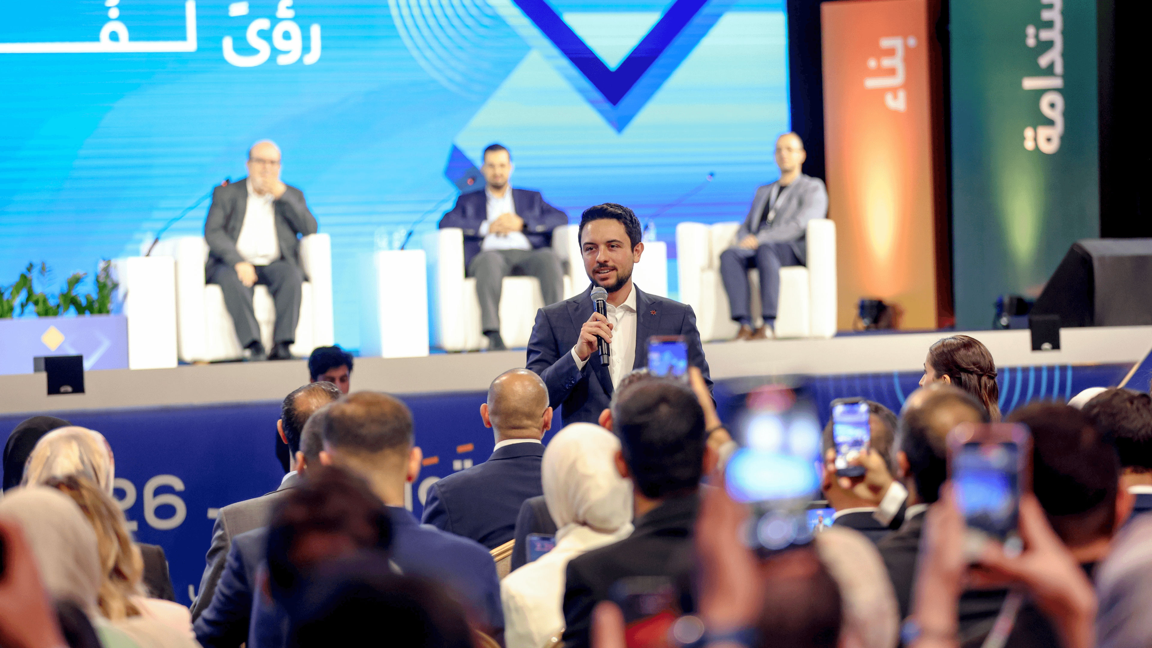 الدار - شارك سمو الأمير الحسين بن عبدﷲ الثاني ولي العهد وسمو الأميرة ر