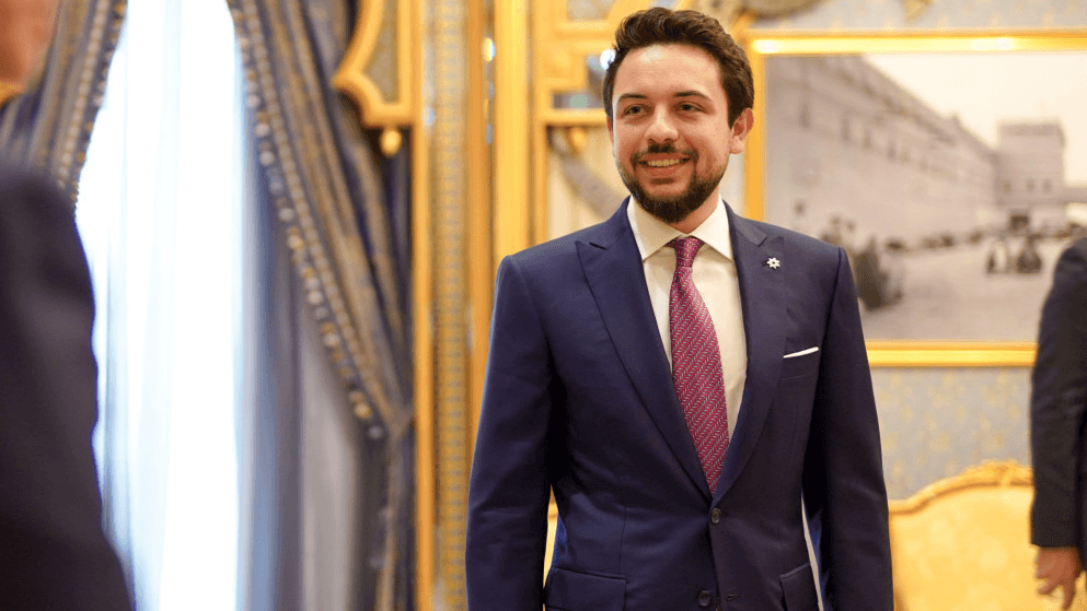 الدار -  هنأ سمو الأمير الحسين بن عبدالله الثاني، ولي العهد، الأميرة إ