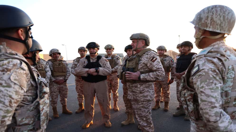 الدار -  زار رئيس هيئة الأركان المشتركة اللواء الركن يوسف أحمد الحنيطي