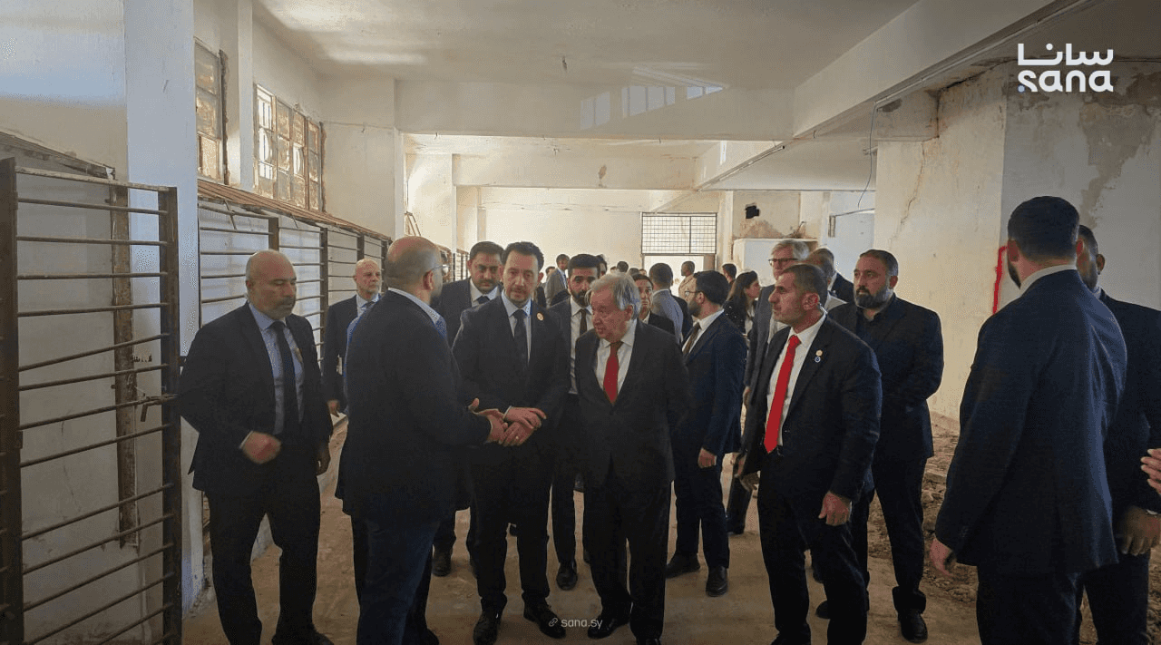 الدار -  زار الأمين العام للأمم المتحدة أنطونيو غوتيريش سجن صيدنايا في