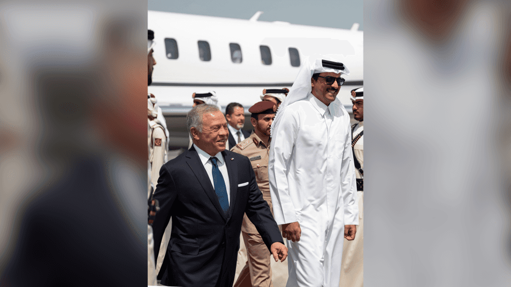 وصل جلالة الملك عبدالله الثاني إلى الدوحة، في زيارة إلى دولة قطر.