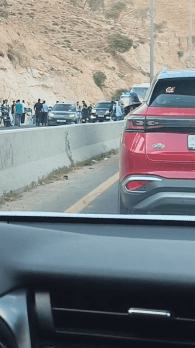 الدار -  وقع حادث سير، الاثنين، على طريق إربد - عمان في اتجاه النزول ب