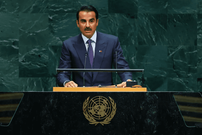 الدار -  أكد أمير دولة قطر الشيخ تميم بن حمد آل ثاني أن منطقتنا تمر بإ
