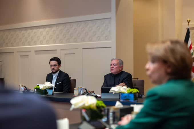 الدار -  ترأس جلالة الملك عبدالله الثاني اجتماعاً، حضره سمو الأمير الح