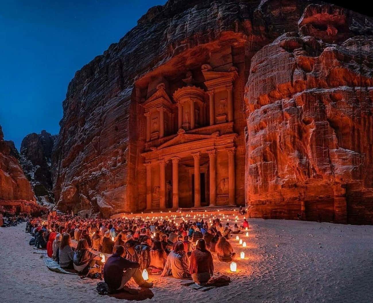 سجلت محمية البترا الأثرية حركة سياحية جيدة خلال الأيام الثلاثة الأولى