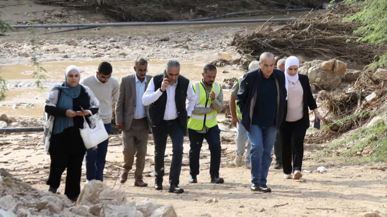 الدار - تفقد وزير الأشغال العامة والإسكان، المهندس ماهر أبو السمن، الأ