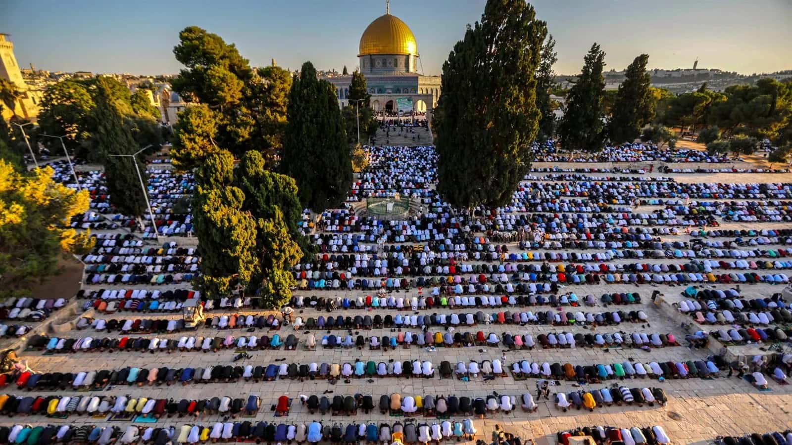 الدار -   أدى عشرات الآلاف، صلاة الجمعة في المسجد الأقصى/ الحرم القدسي