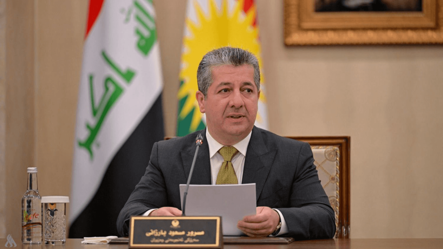 الدار - أدان رئيس حكومة إقليم كردستان العراق، مسرور بارزاني، بشدة الاع