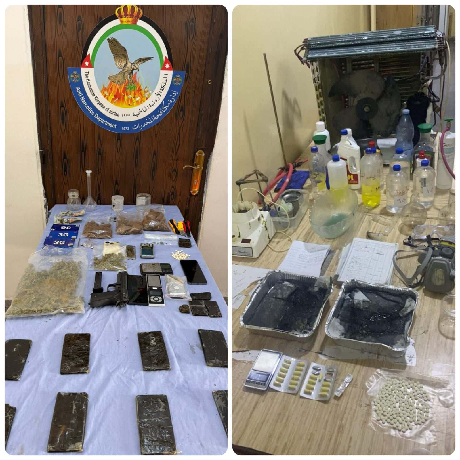 حملات أمنية واسعة لمكافحة المخدرات تُسفر عن القبض على 39 تاجراً ومهربا