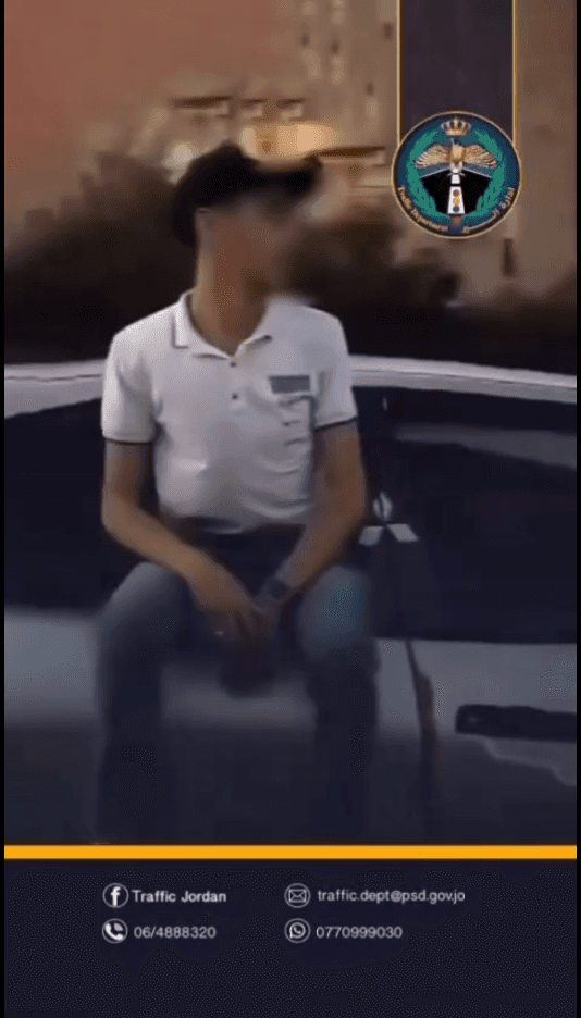 تصرف متهور أثناء القيادة