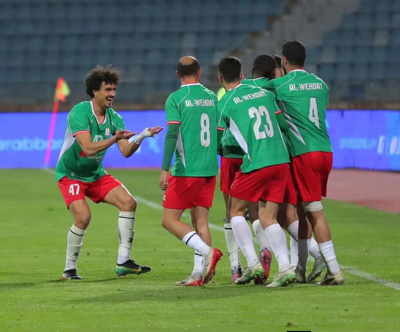 تعادل فريق الوحدات مع نظيره الجزيرة بنتيجة (1-1)، في المباراة التي جرت