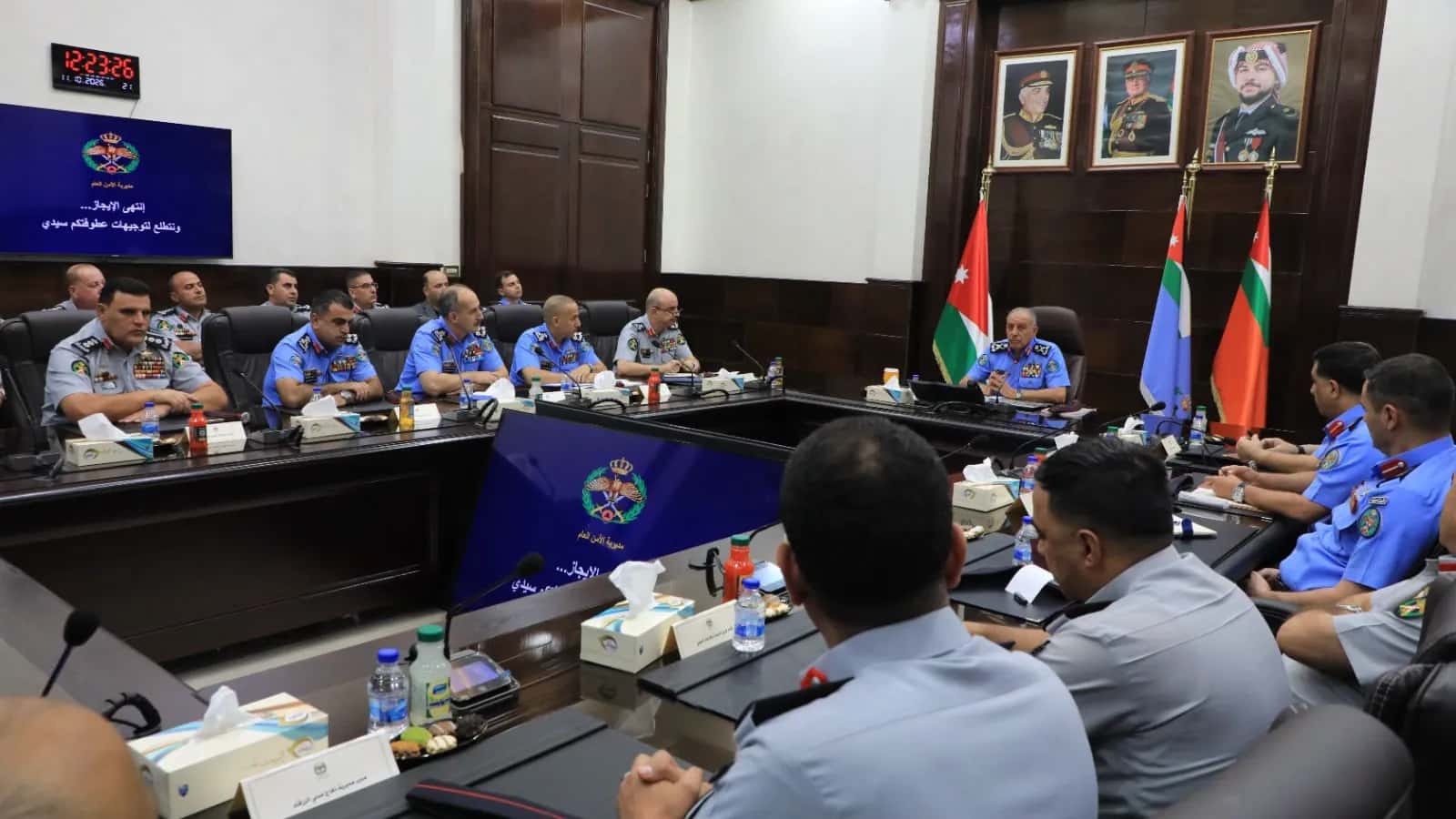 الدار -  زار مدير الأمن العام، اللواء الدكتور عبيد الله المعايطة، اليو