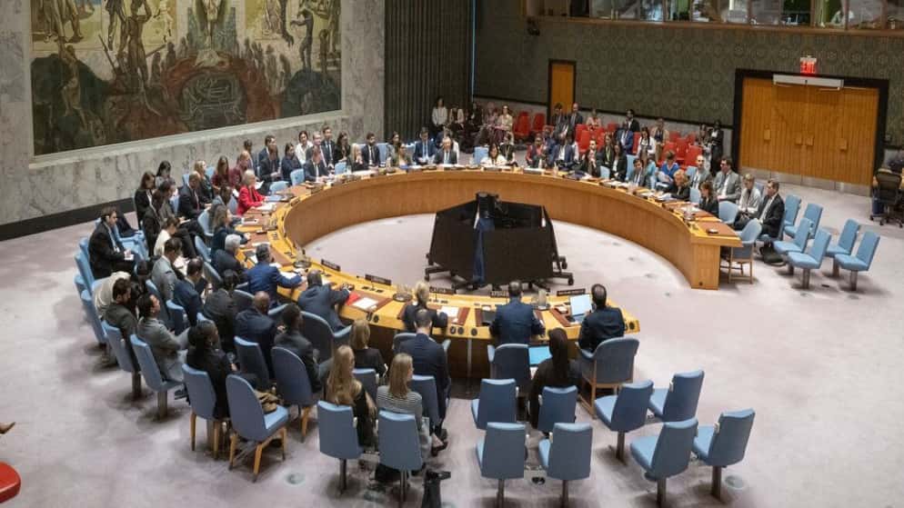 اعتمد مجلس الأمن الدولي مشروع قرار أردني-خليجي قدمته البحرين بأغلبية 1