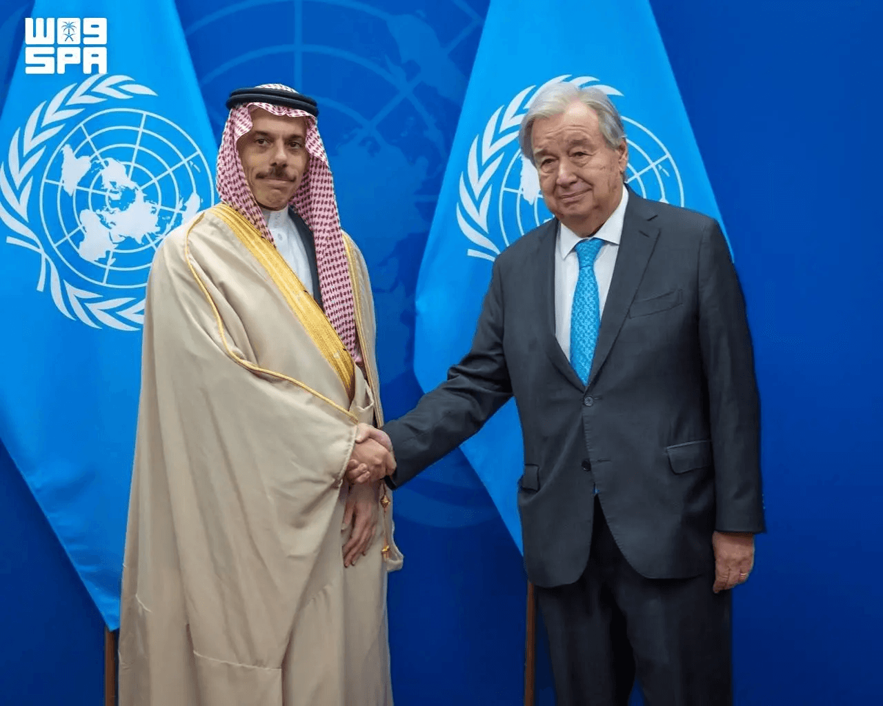 وزير الخارجية السعودي يلتقي غوتيريش في نيويورك