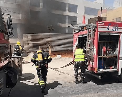 الأمن العام: إخماد حريق منجرة ومشغل في وسط البلد والفيديو المتداول قديم