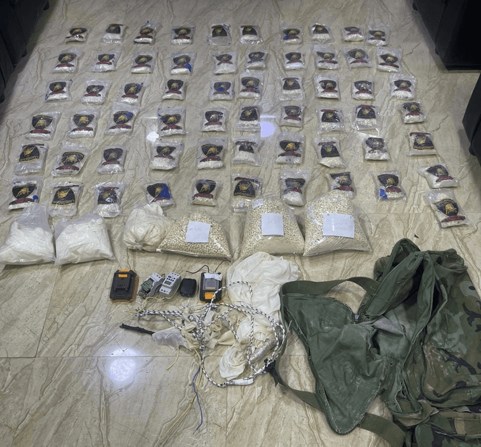 الجيش العربي: المنطقة العسكرية الشرقية تحبط محاولة تهريب مواد مخدرة بواسطة بالونات