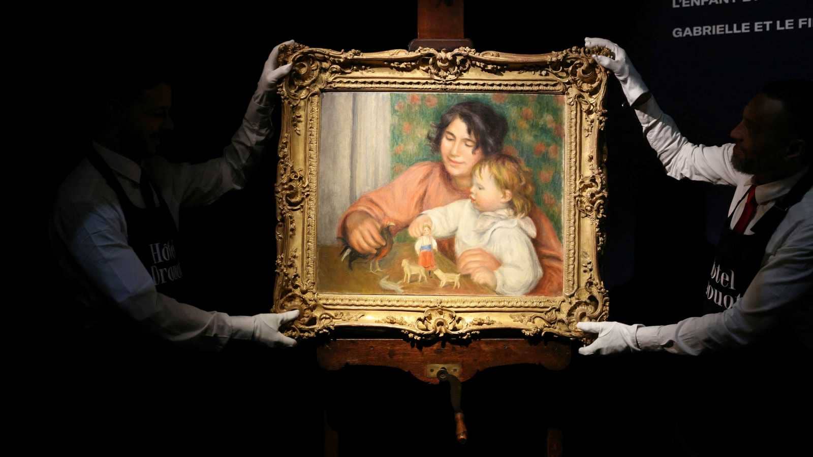 "الطفل وألعابه".. بيع لوحة لـ"رونوار" بمبلغ 1,8 مليون يورو