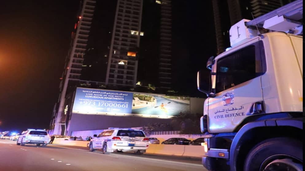 الداخلية البحرينية: مقتل شخص وإصابة آخرين في هجوم إيراني على مبنى سكني في المنامة