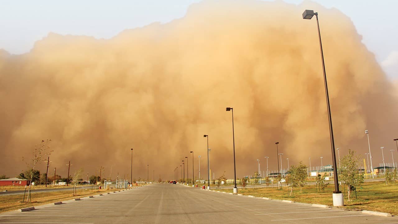 الأرصاد تحذر من موجة غبار واسعة وتدني مدى الرؤية الأفقية الجمعة