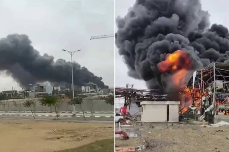 إعلام عبري: مخاوف من تسرب مواد خطرة من مصنع استُهدف بصاروخ إيراني في بئر السبع