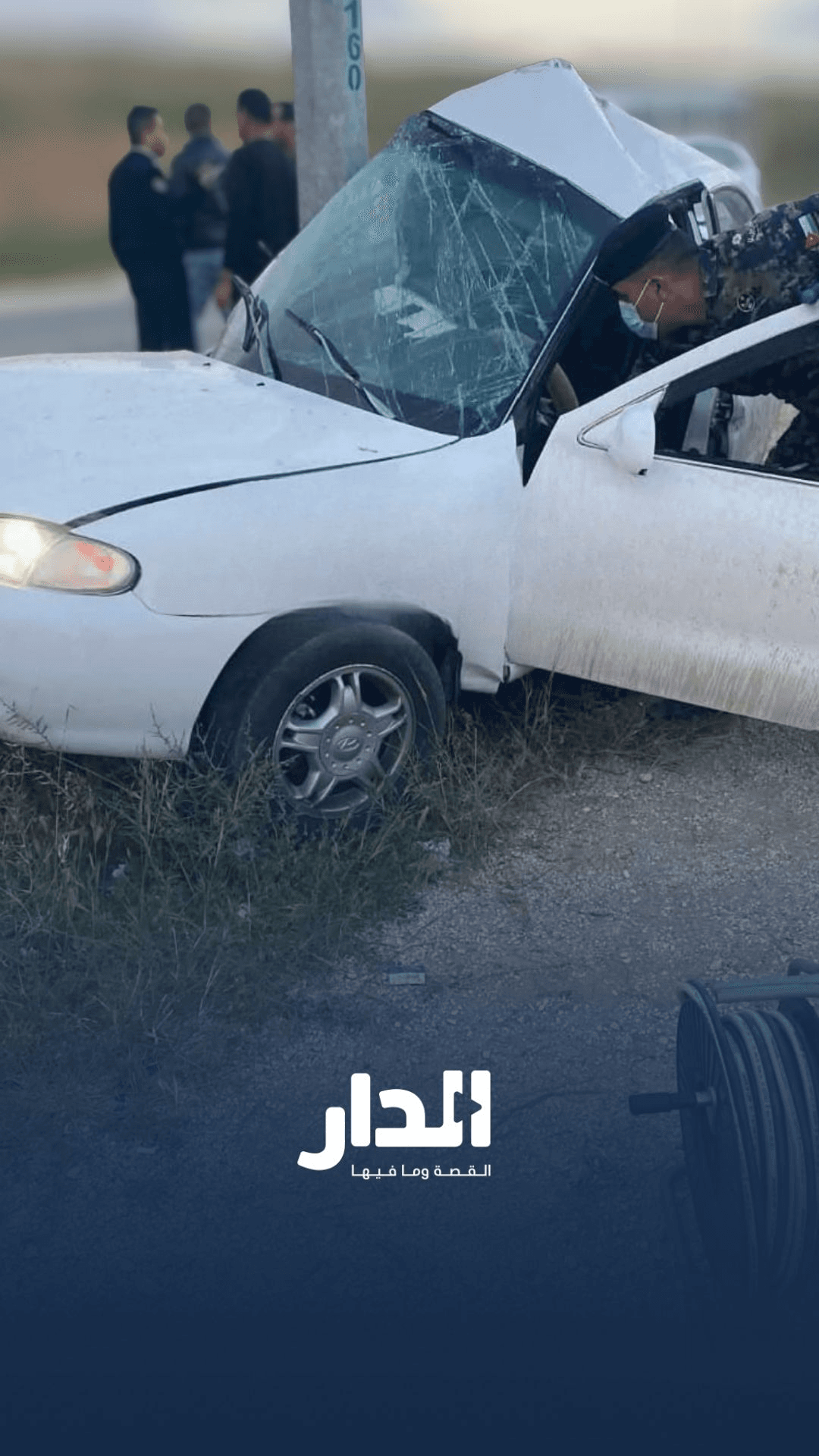 فاجعة على طريق "اللجون".. حادث مروع ينهي حياة سائق في لمحة بصر