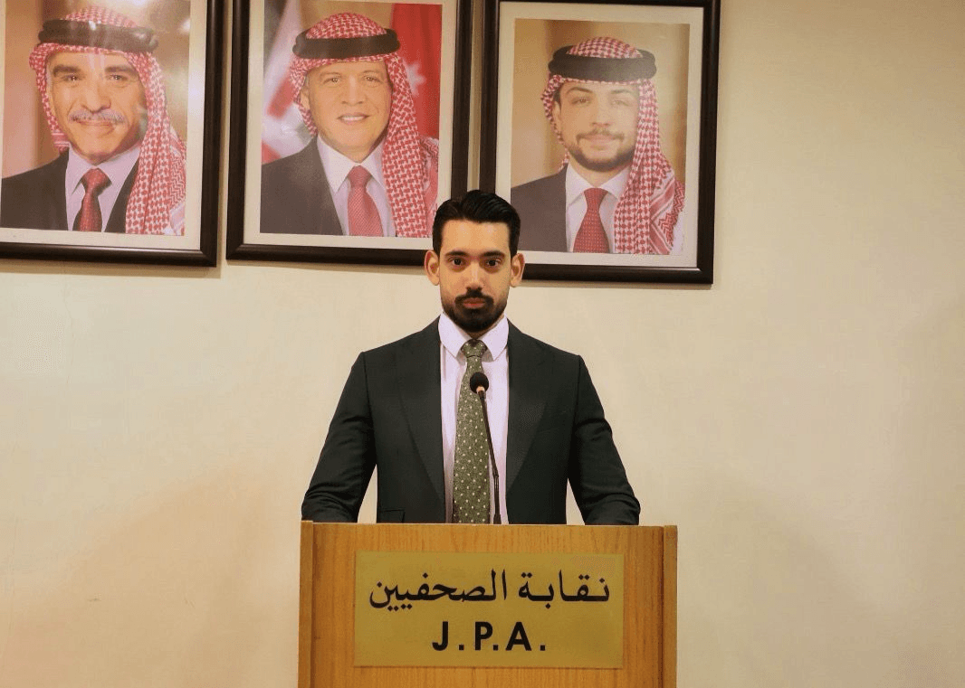 الزميل فادي الحمارنة يؤدي القسم القانوني أمام مجلس نقابة الصحفيين