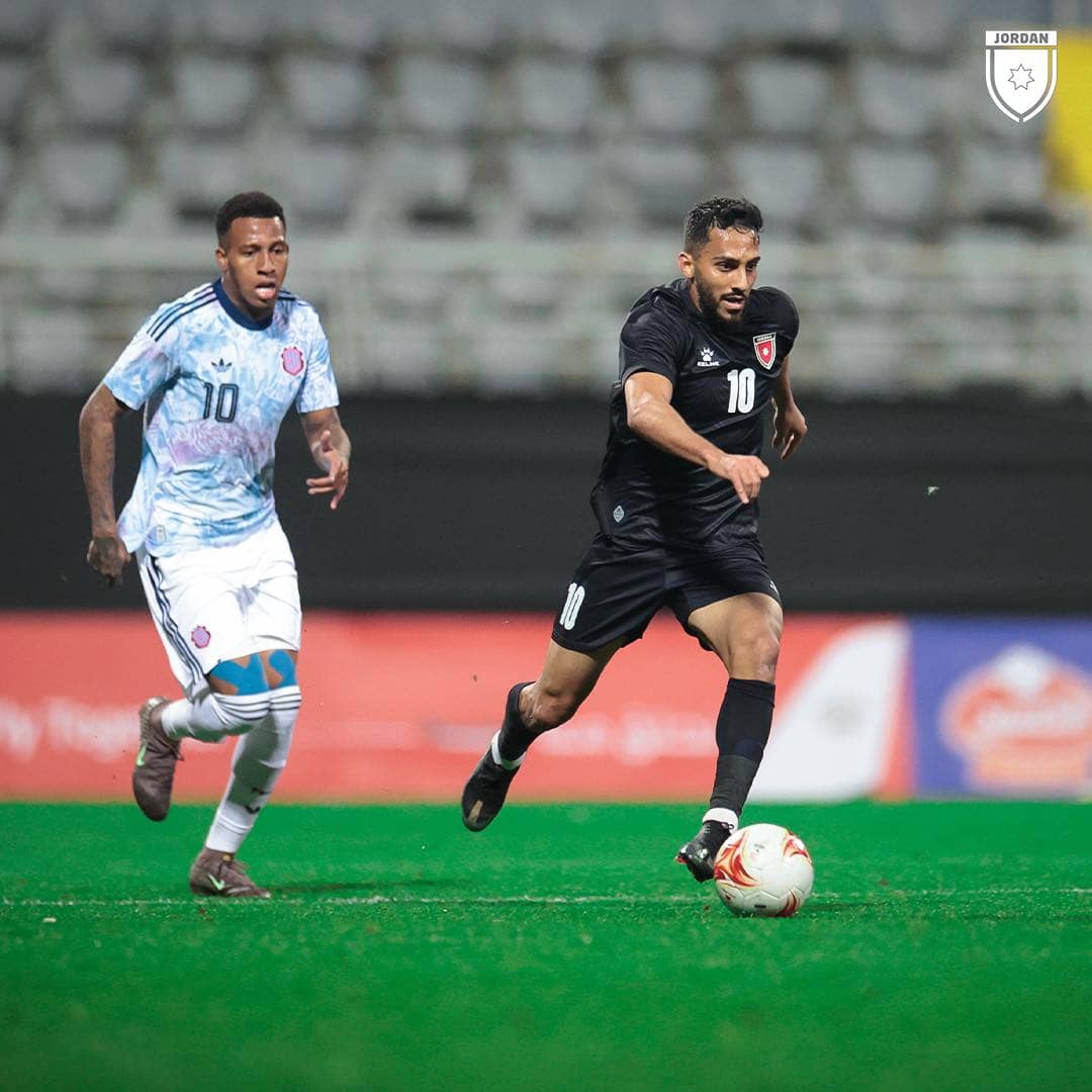 التعادل الإيجابي ينهي مباراة منتخب النشامى أمام كوستريكا