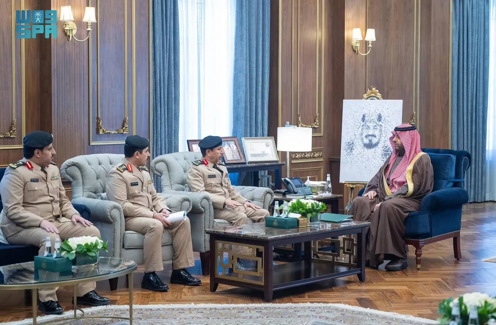 السعودية.. أمير الحدود الشمالية يتسلَّم تقريرًا عن أعمال حرس الحدود بالمنطقة