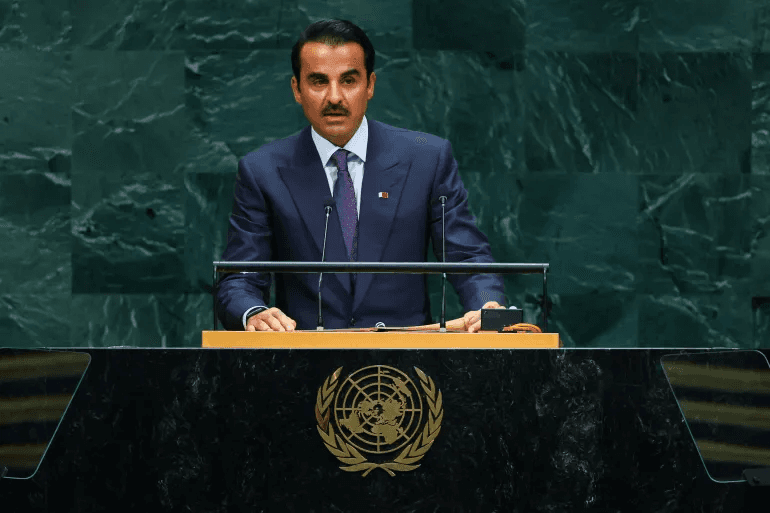 أمير قطر: ما جرى في غزة وصمة عار في جبين الإنسانية