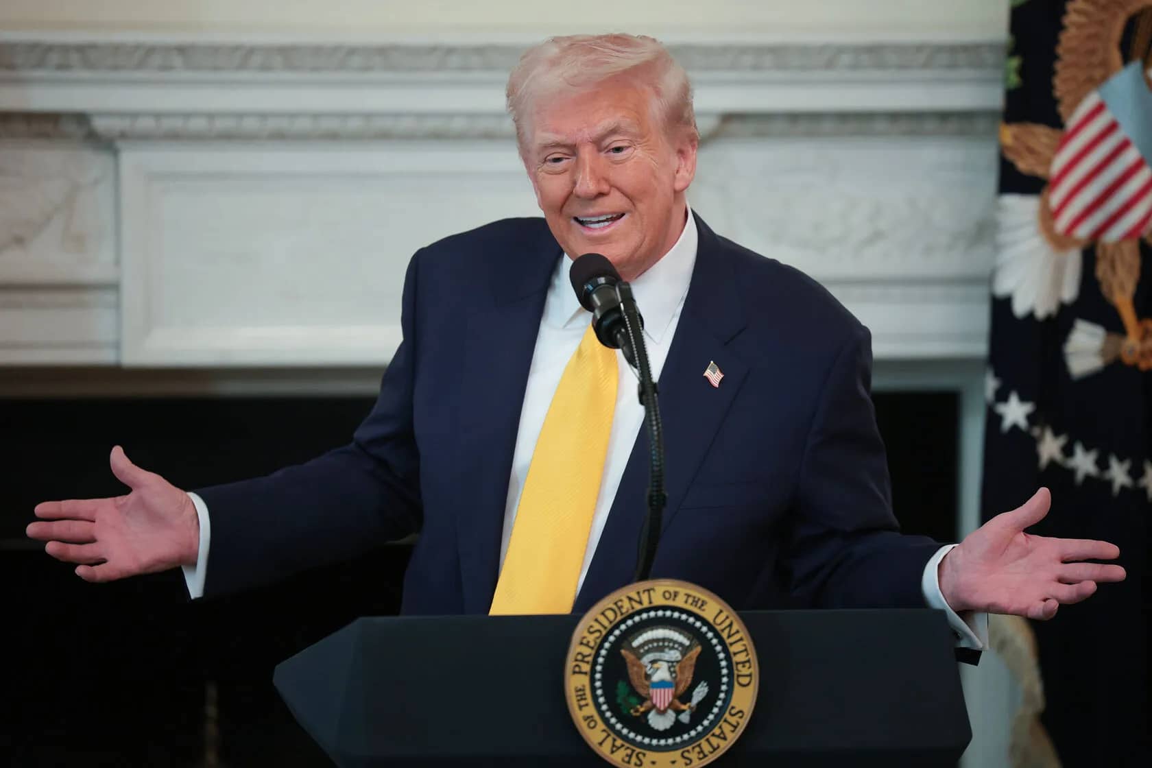 ترمب: نفذنا ضربات واسعة ضد إيران ودمرنا 42 سفينة ونفقد جنودنا خدمة للعالم كله