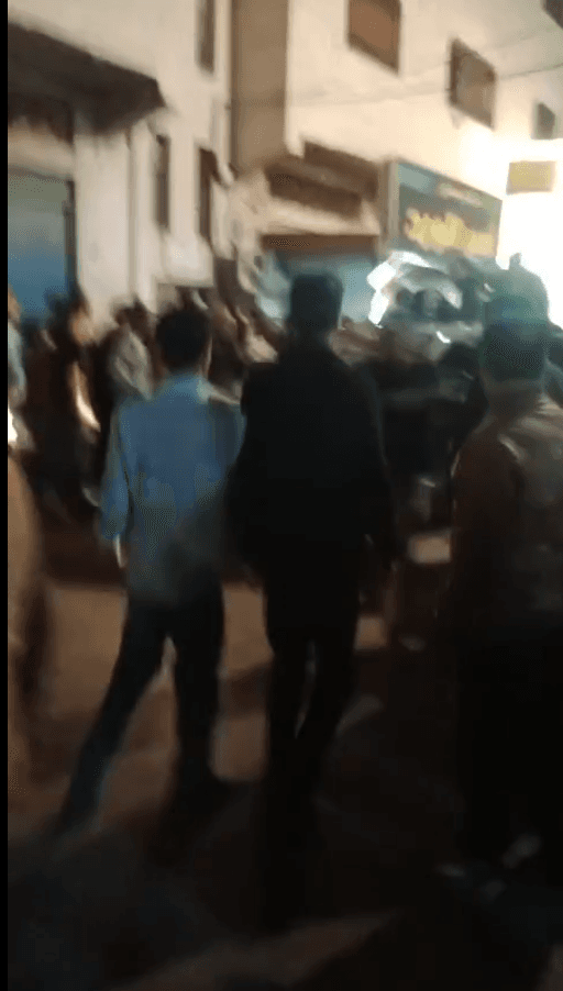 لحظة القبض على قاتل أطفاله الثلاثة في الكرك