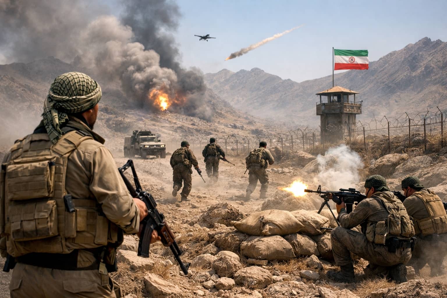 "ساعة الصفر" تقترب؟ آلاف المقاتلين الأكراد يتأهبون قرب الحدود العراقية الإيرانية