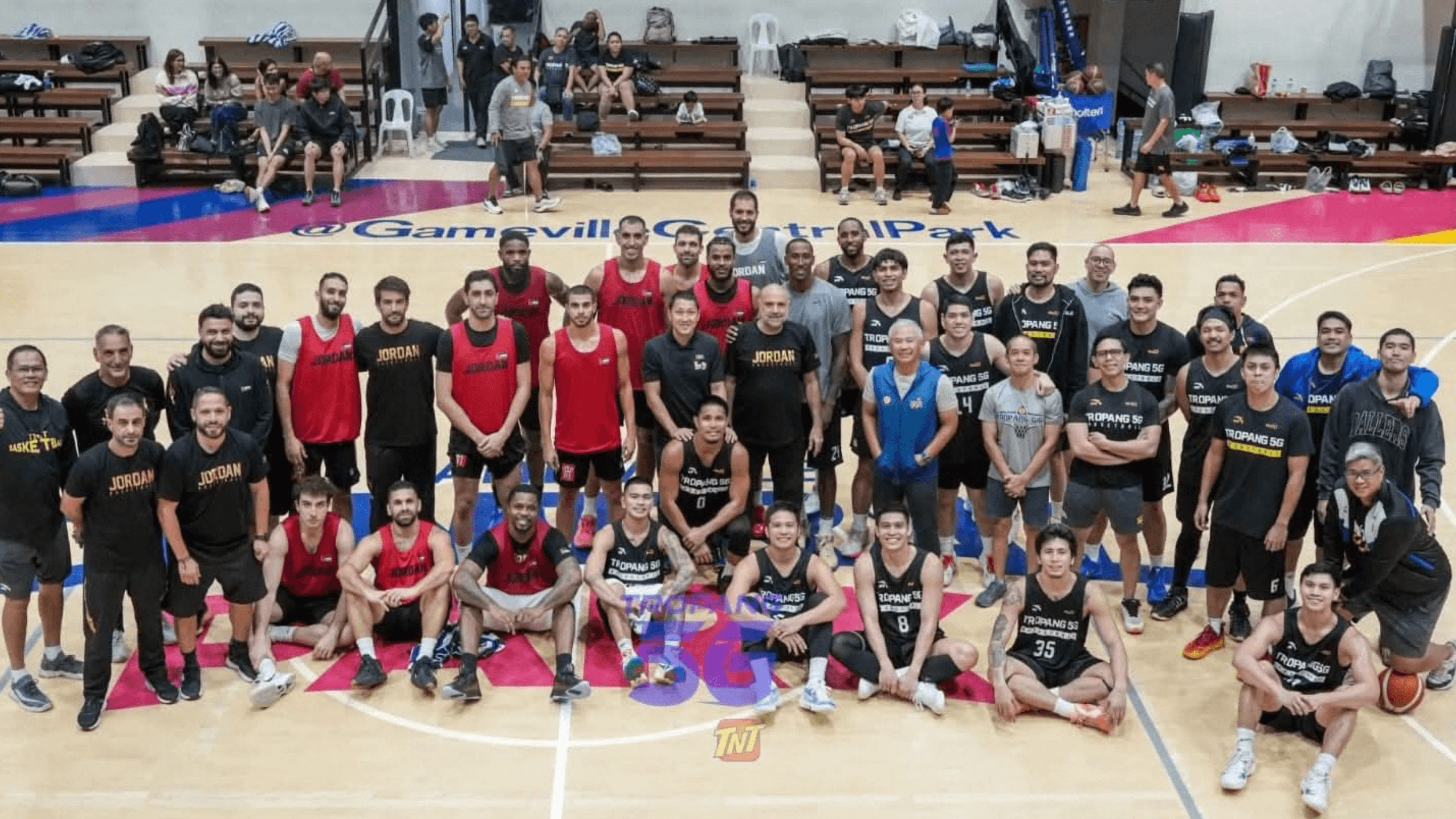 منتخب السلة يتعادل مع فريق "تروبانغ" الفلبيني وديا