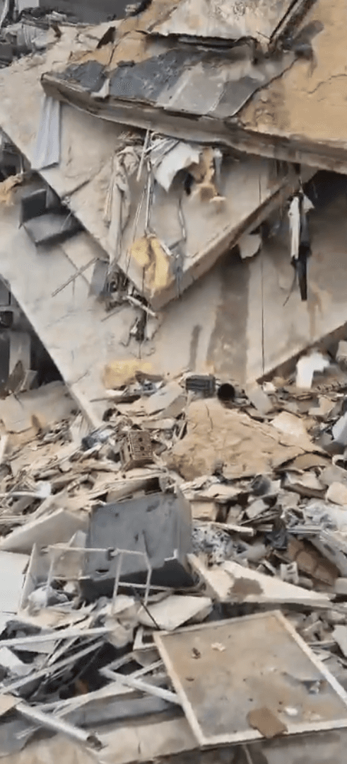 دمار كبير في تل أبيب