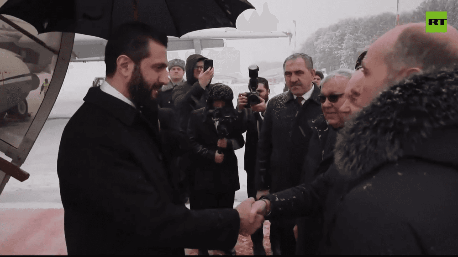 وصول الرئيس السوري أحمد الشرع إلى روسيا