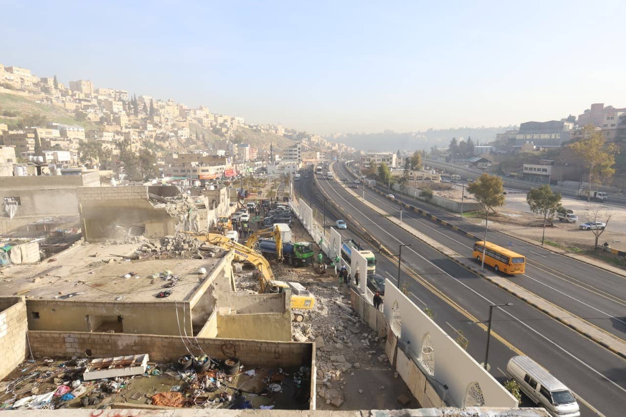 أمانة عمان تستكمل المرحلة الرابعة من مشروع المحطة