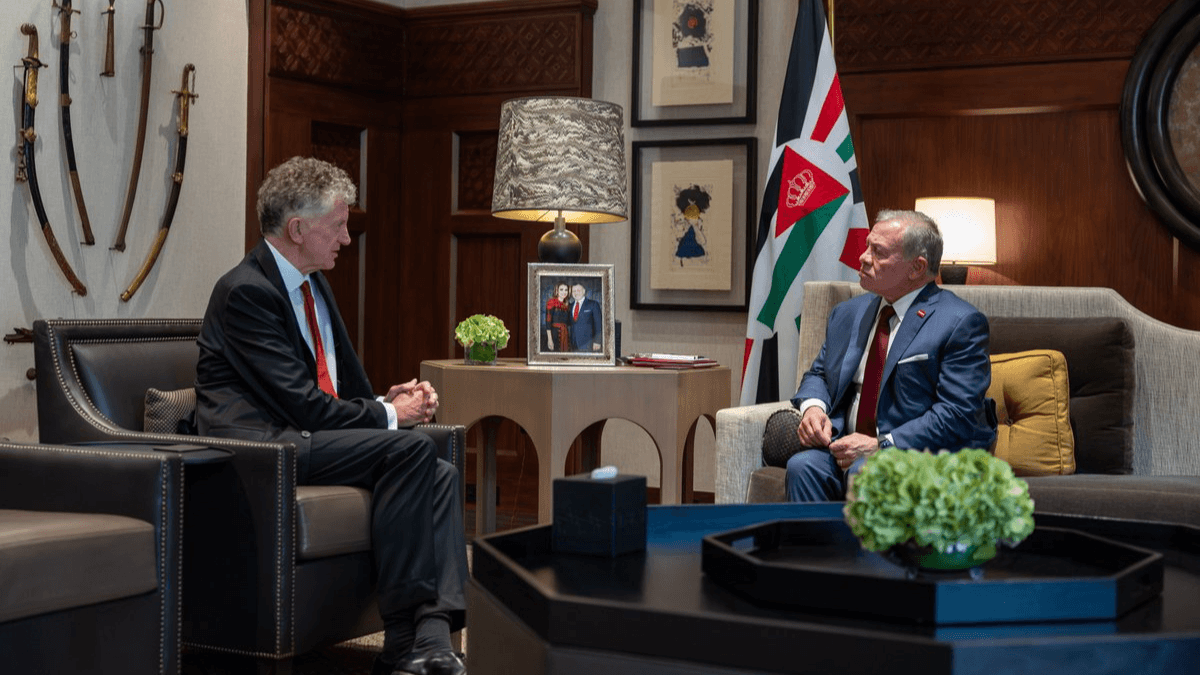 الملك يستقبل مستشار الأمن القومي البريطاني