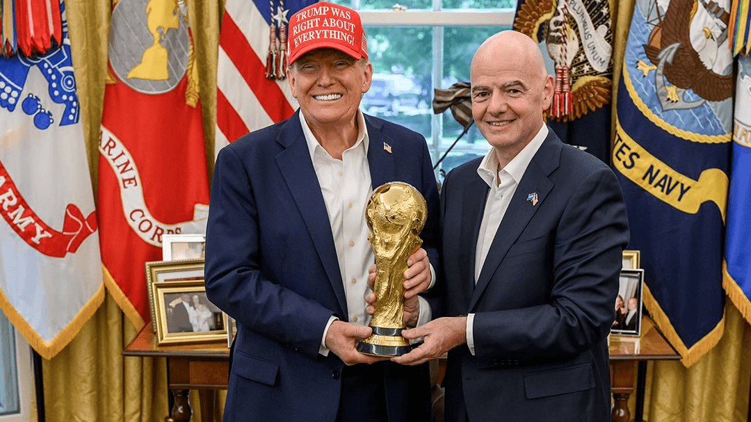 إنفانتينو: ترمب سيحضر نهائي مونديال 2026 ويسلم الكأس للفائز