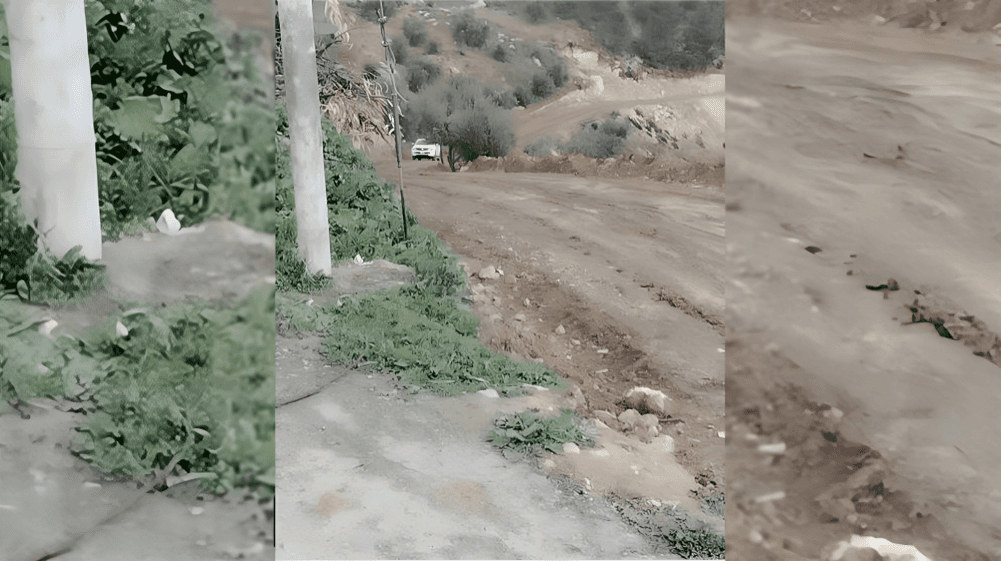 بلدية المعراض تغلق طريقاً حيوياً في جرش احترازياً إثر انزلاقات طينية