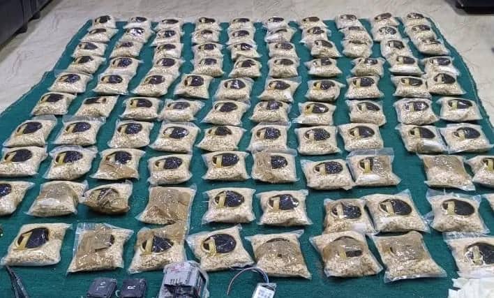 الجيش العربي يحبط محاولة تهريب كمية كبيرة من المخدرات بواسطة بالونات