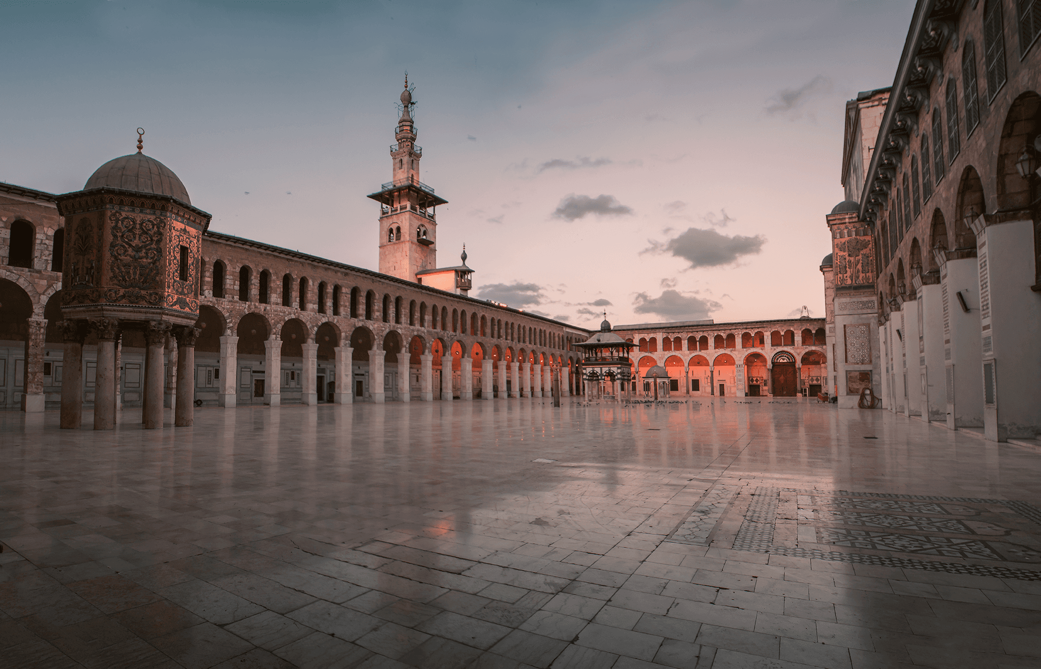 توضيح من إدارة المسجد الأموي في دمشق حول مراسم استضافة الوفد الإماراتي