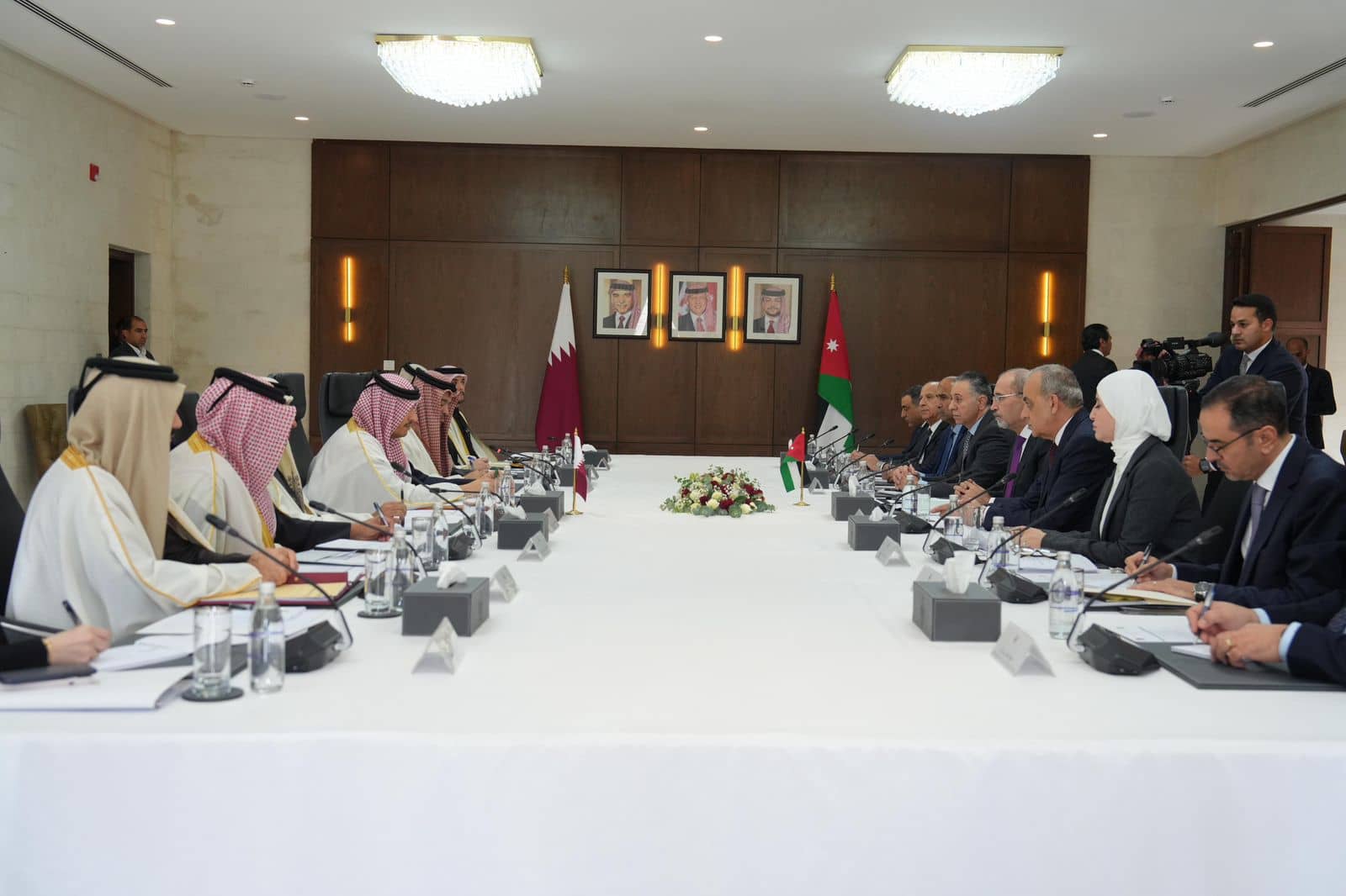 انطلاق اجتماعات الدورة الخامسة للجنة العليا الأردنية القطرية المشتركة