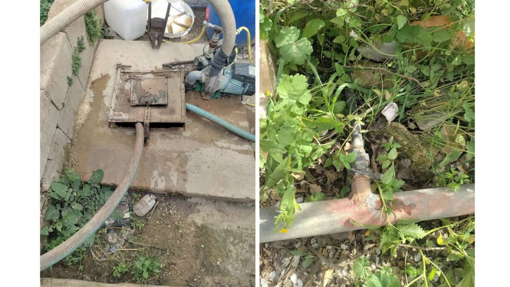 ضبط اعتداءات على خطوط مياه في إربد