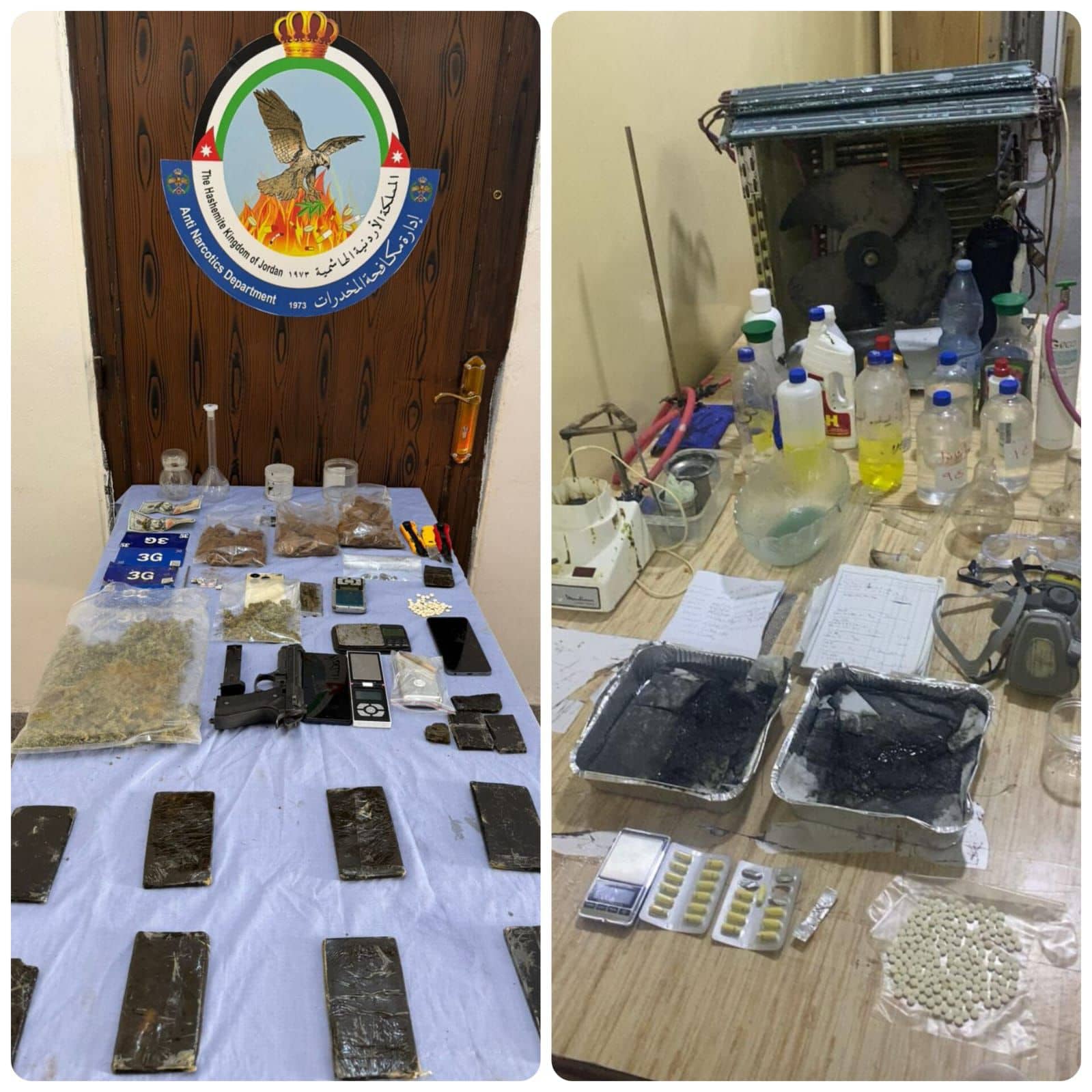 حملات أمنية واسعة لمكافحة المخدرات تُسفر عن القبض على 39 تاجراً ومهرباً